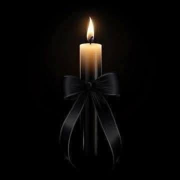 Black Bow Candle